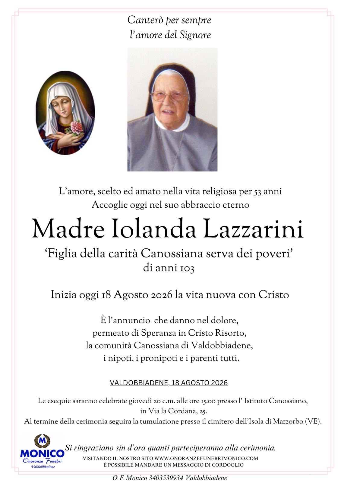 M Iolanda Lazzarini